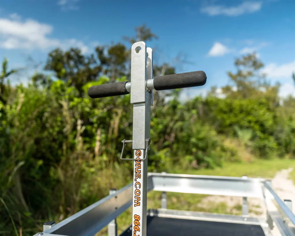 Close up of a Clevis attachment for a Kahuna Wagon.
