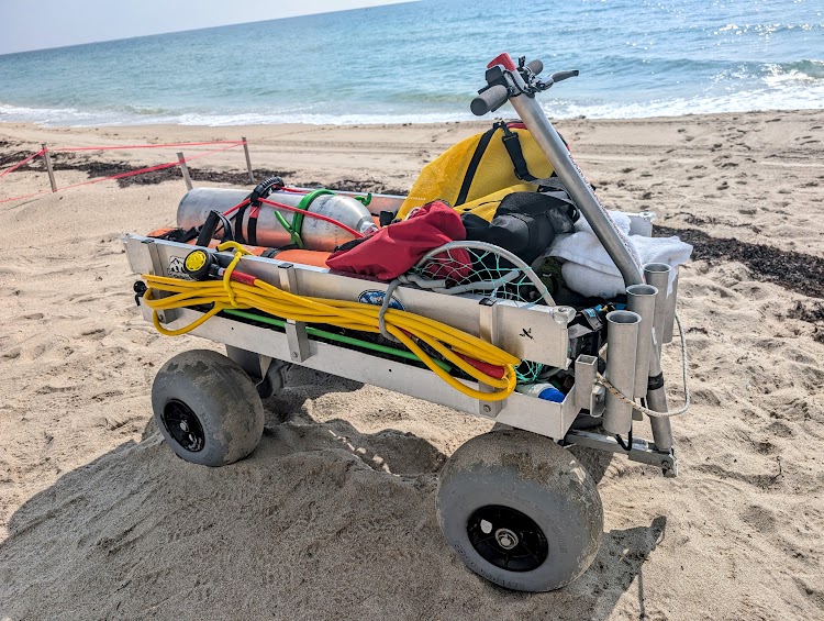 The Electric Big Kahuna Motorized Beach Wagon